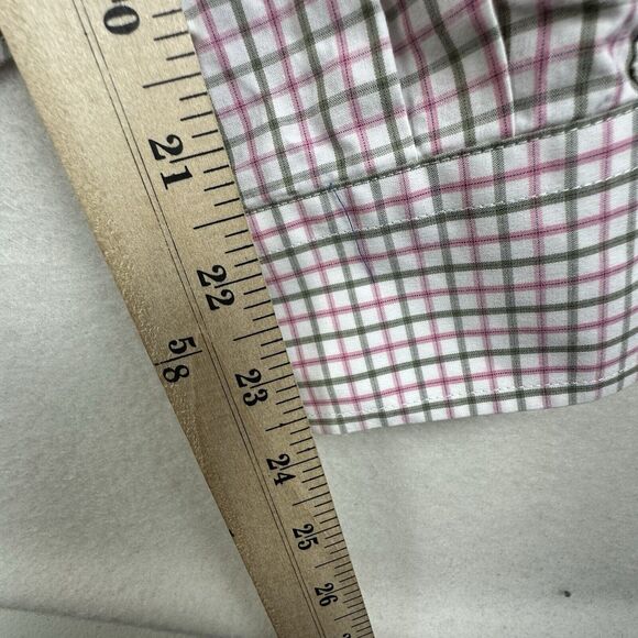 Vineyard Vines Shirt Mens Large Green Pink Plaid Classic Fit MURRAY Shirt - Picture 5 of 13